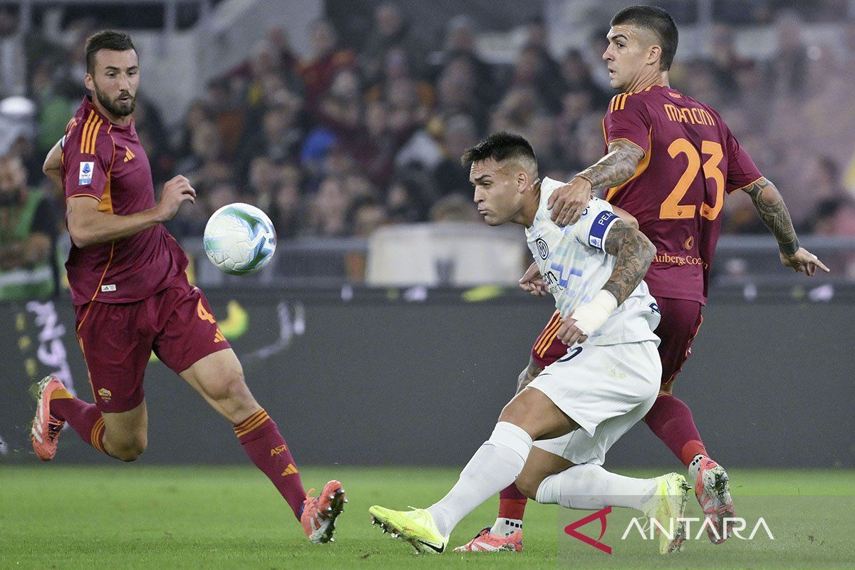 Permalukan Roma, Inter Milan rebut puncak klasemen dari Napoli