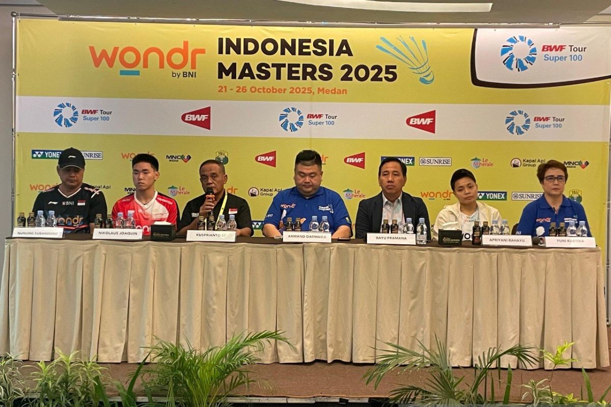232 atlet dari 15 negara bersaing di Wondr Indonesia Master 2025