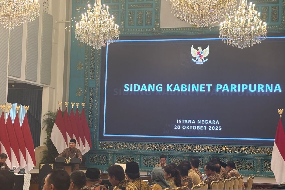 Prabowo praises cabinet unity in first year of governance