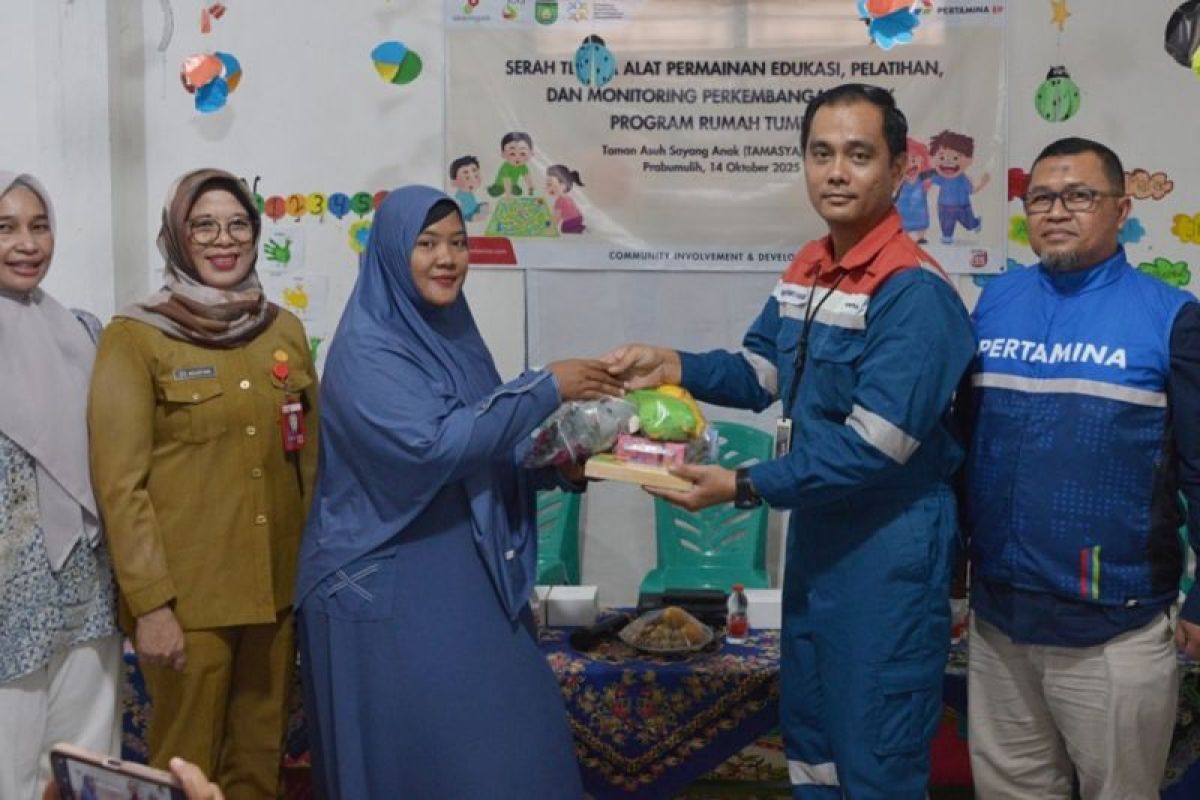 Pertamina EP Prabumulih Field bantu tumbuh kembang anak melalui program rumah tumbuh