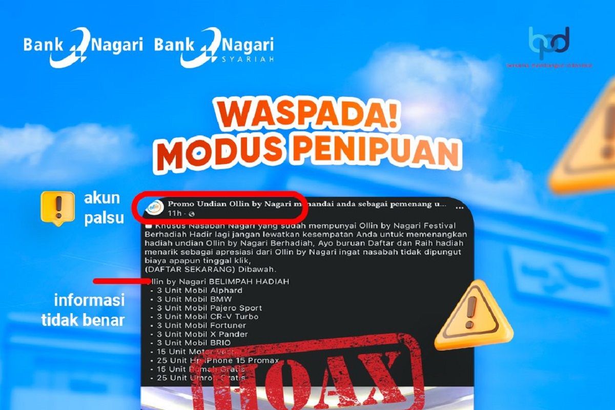 3 jenis modus penipuan yang sering digunakan oleh para scammer