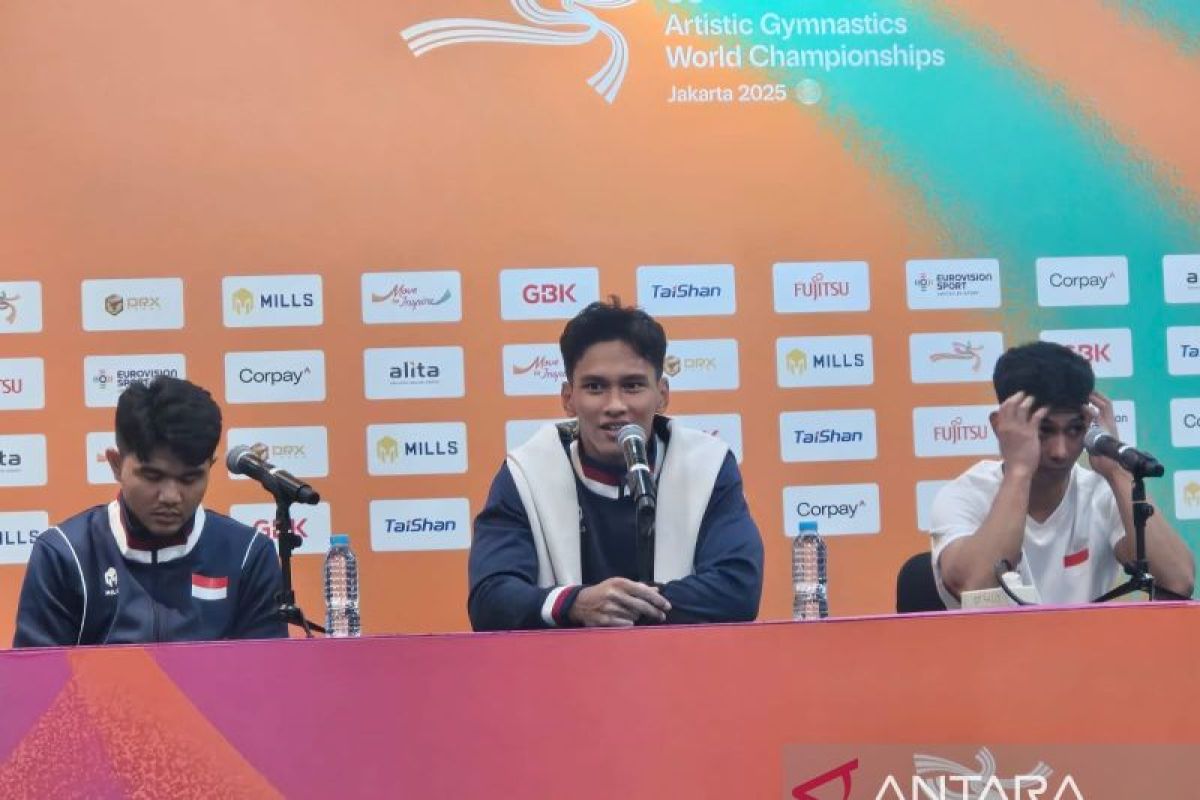 Para atlet putra Indonesia gagal lolos ke putaran final All-Around