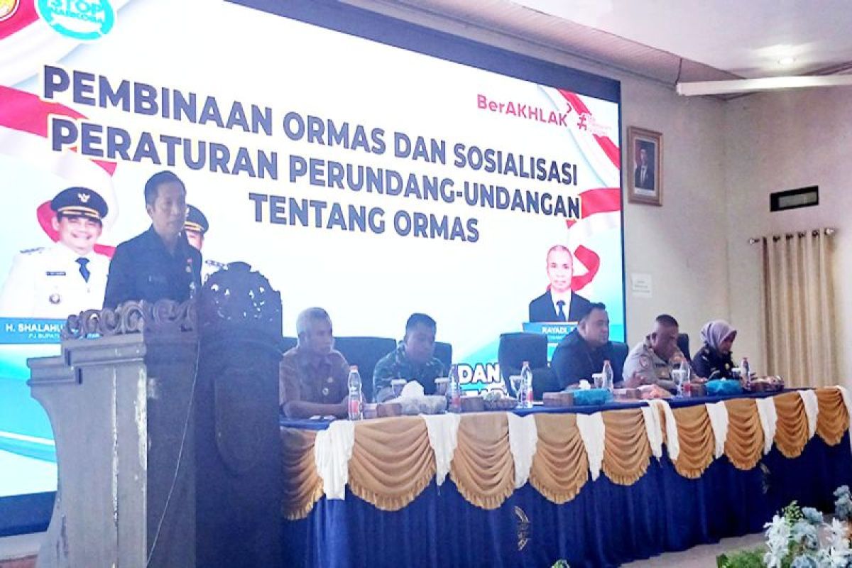 Pemkab Barut minta ormas berperan aktif jaga persatuan dan dukung pembangunan daerah