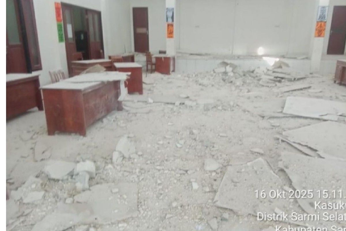 BPBD Sarmi: Dua warga terluka terjadi gempa kekuatan 6,6 magnitudo