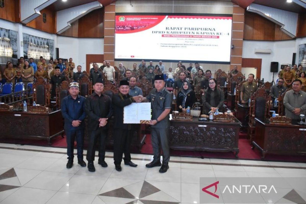 Pemkab Kapuas dan DPRD sepakati KUA-PPAS 2026