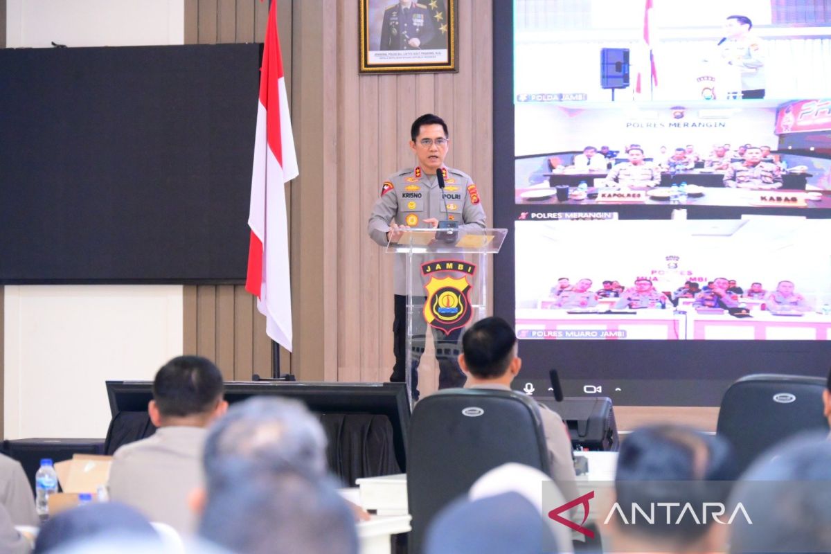 Kapolda Jambi buka taklimat awal audit kinerja Itwasda tahap II