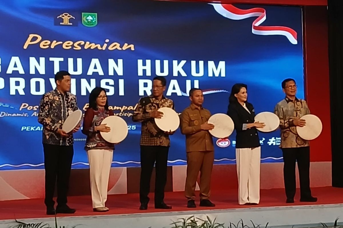 Menteri Hukum Resmi Luncurkan 1.862 Pos Bantuan Hukum di Riau