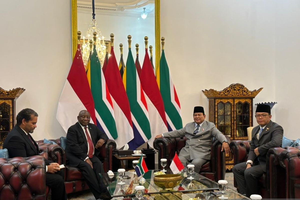 Prabowo, Ramaphosa deepen Indonesia–South Africa ties