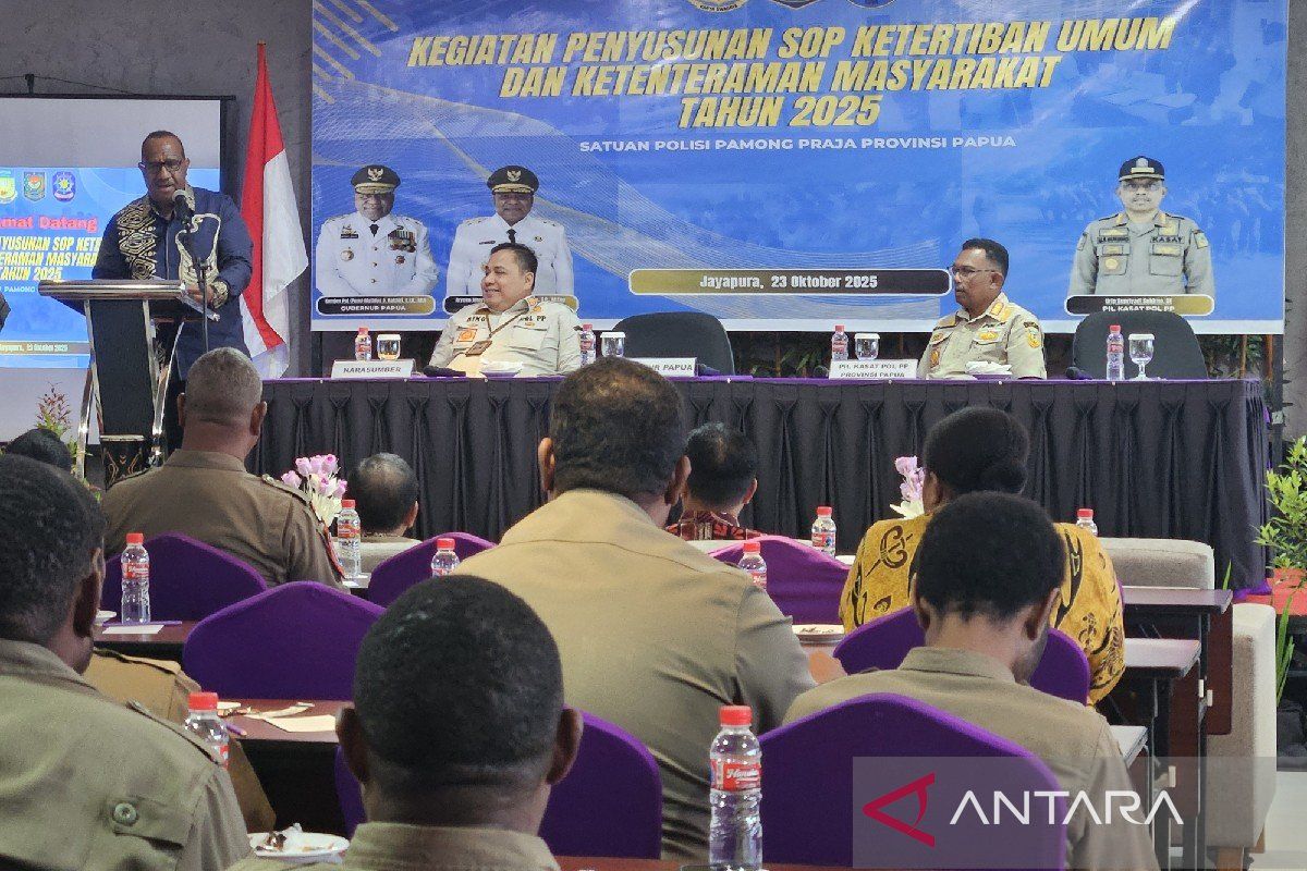 Pemprov  Papua melatih Satpol PP kota/kabupaten susun SOP
