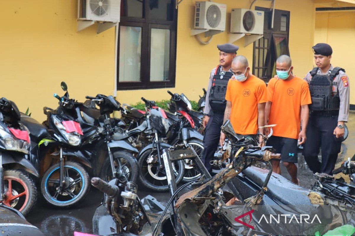 Dua pria di Kotawaringin Barat gasak 80 sepeda motor