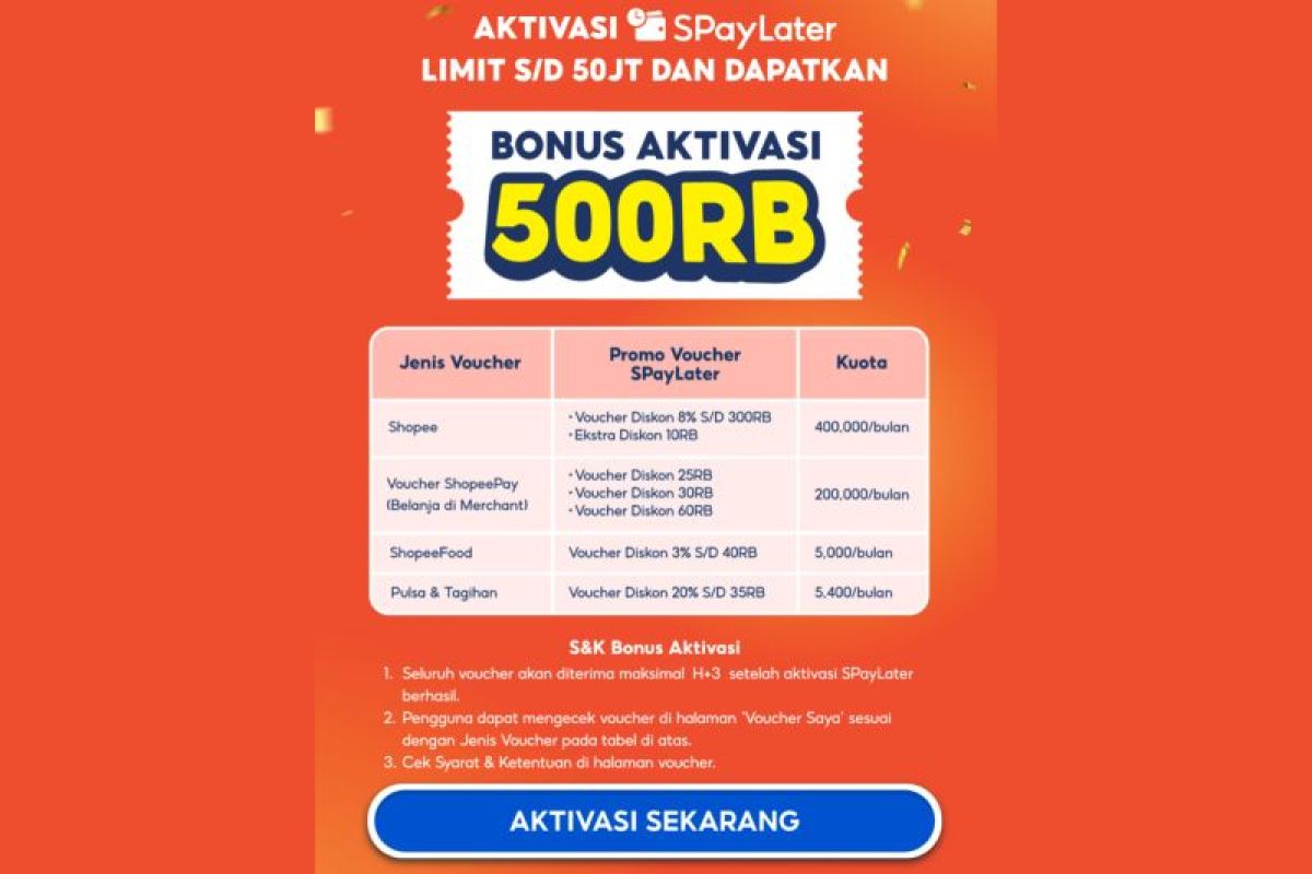 SPayLater Bayar QRIS bikin hemat hadirkan diskon serba seribu