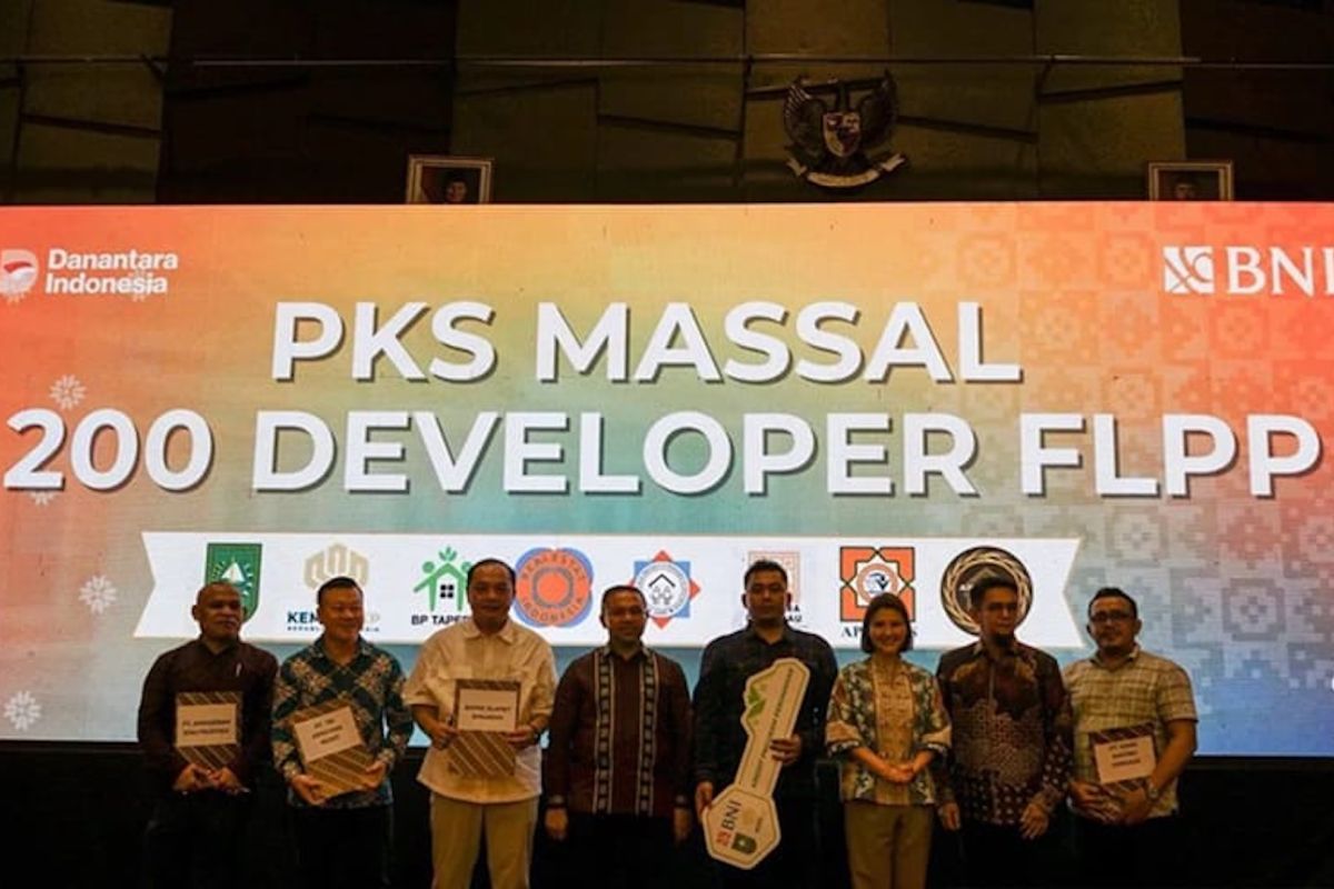 BNI teken 200 proyek perumahan di Riau dukung Program 3 Juta Rumah