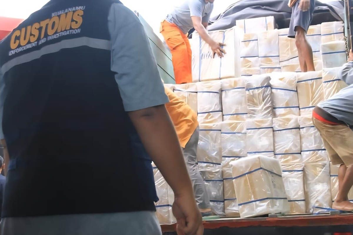 Bea Cukai Lhokseumawe gagalkan peredaran 3,87 juta batang rokok ilegal