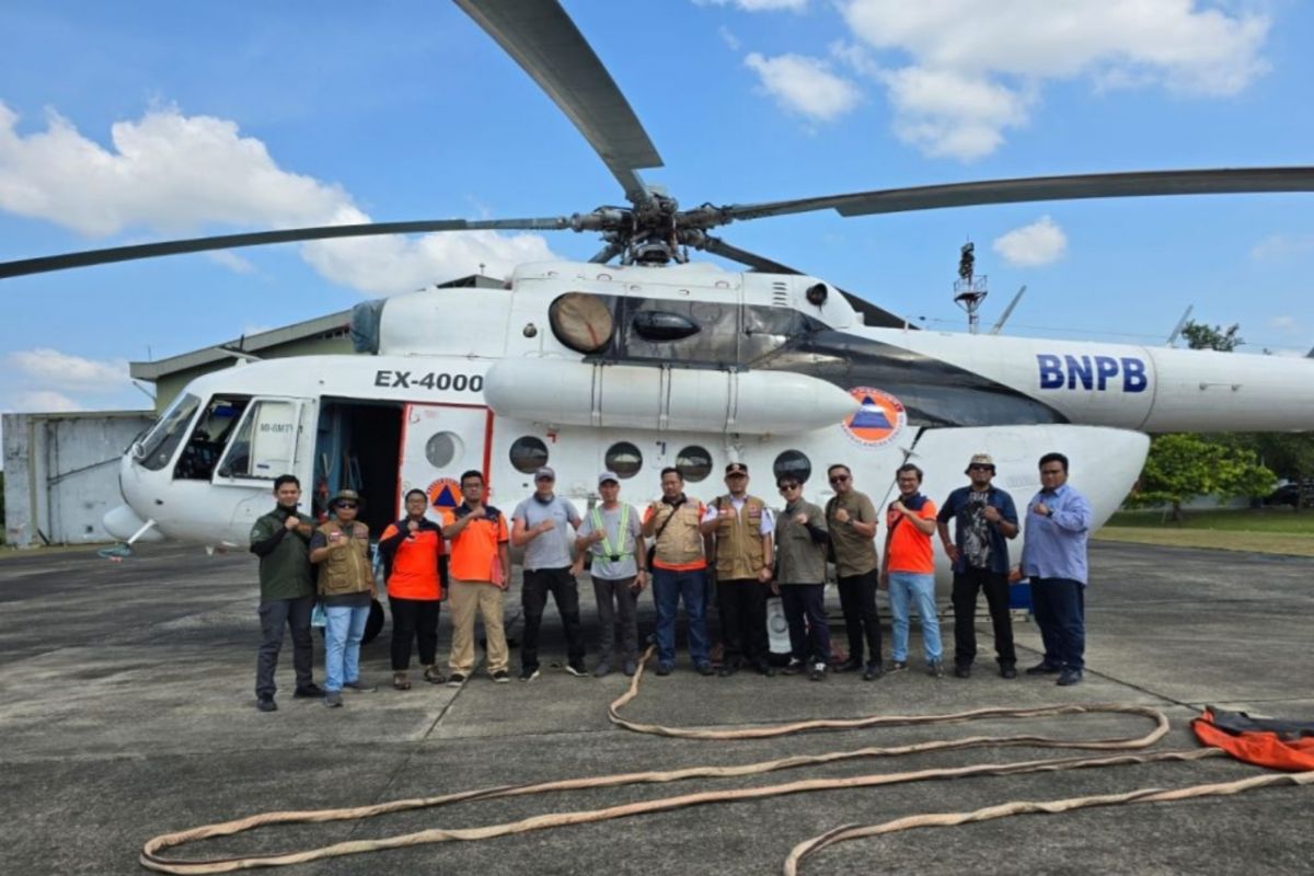 Mulai musim penghujan, BPBD Damkar Riau kembalikan empat helikopter kathutla
