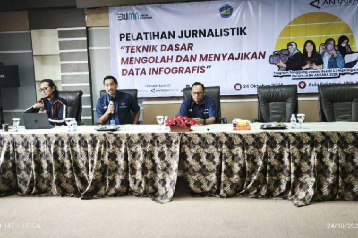 Tingkatkan Kompetensi, ANTARA Latih Pers Mahasiswa di Lampung