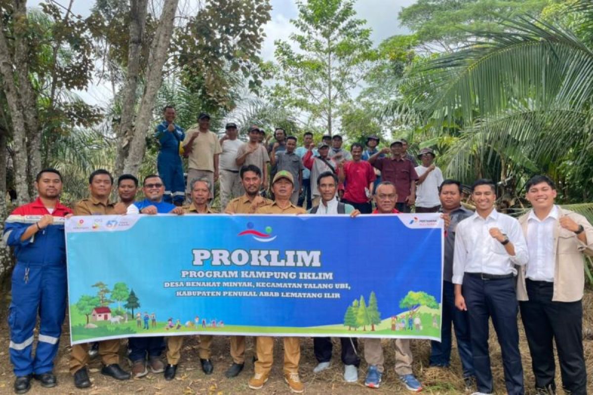Pertamina EP Pendopo Field perkuat program Kampung Iklim di Desa Benakat Minyak