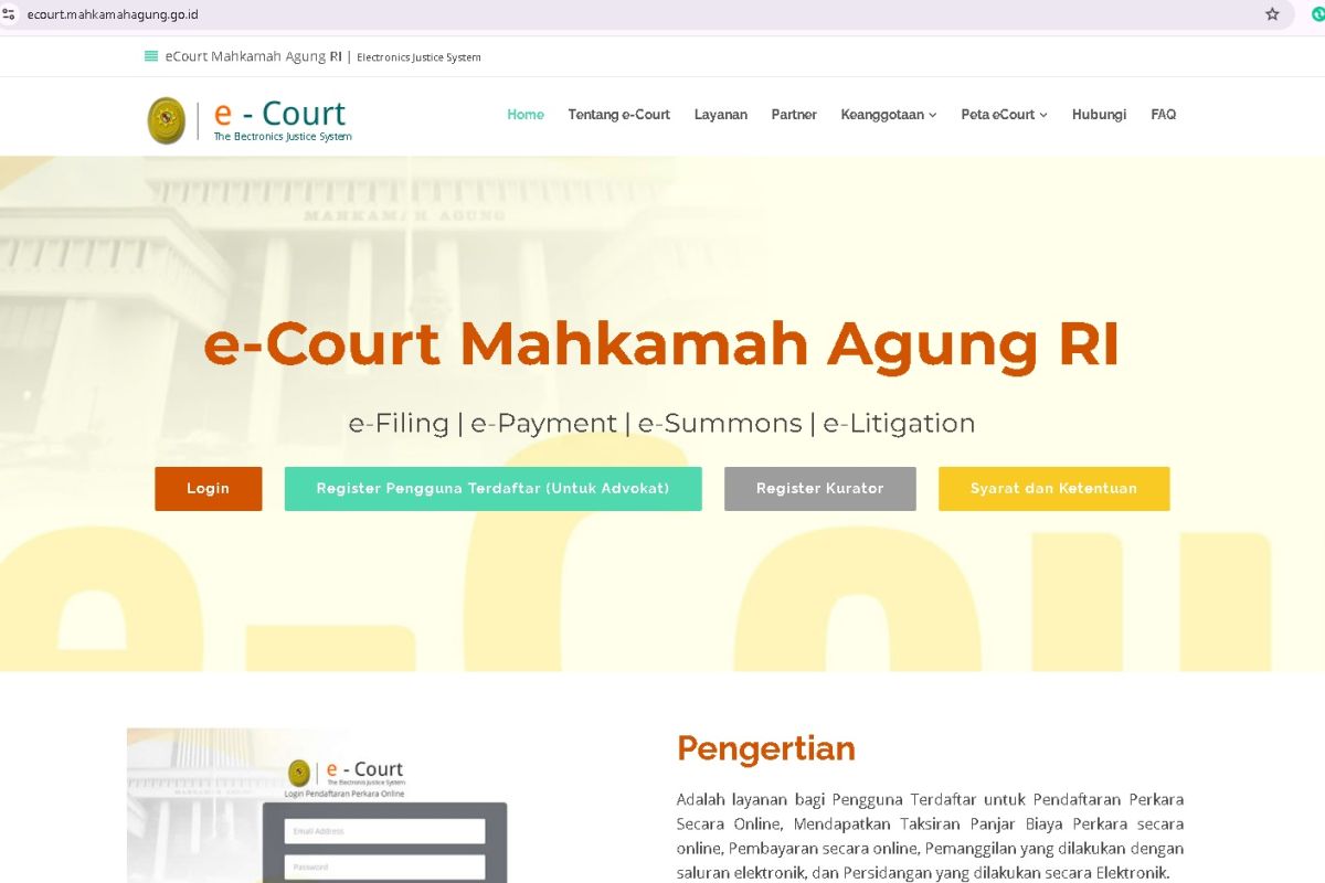 Cara ajukan cerai secara online, tak perlu datang ke pengadilan