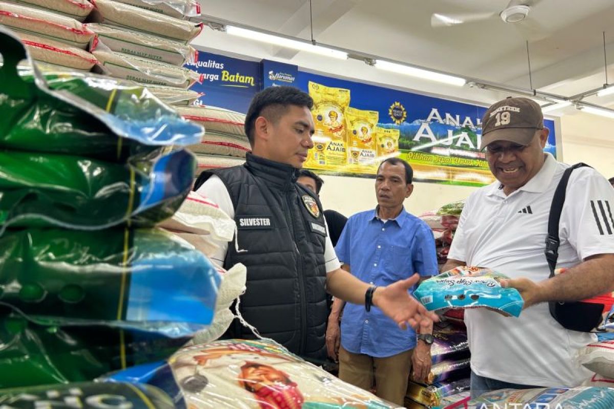 Satgas Pangan Kepri cek berkala HET beras di pasar