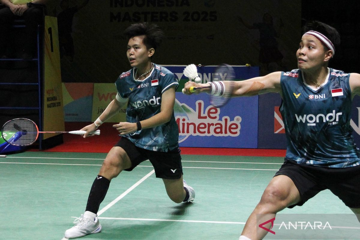Ganda putri Apriyani Rahayu dan Siti Fadia melaju final Indonesia Master 2025