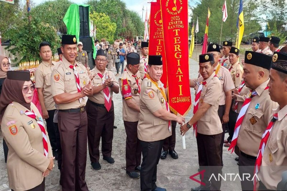Kwarran Pramuka Baamang raih penghargaan Tergiat di Kotim