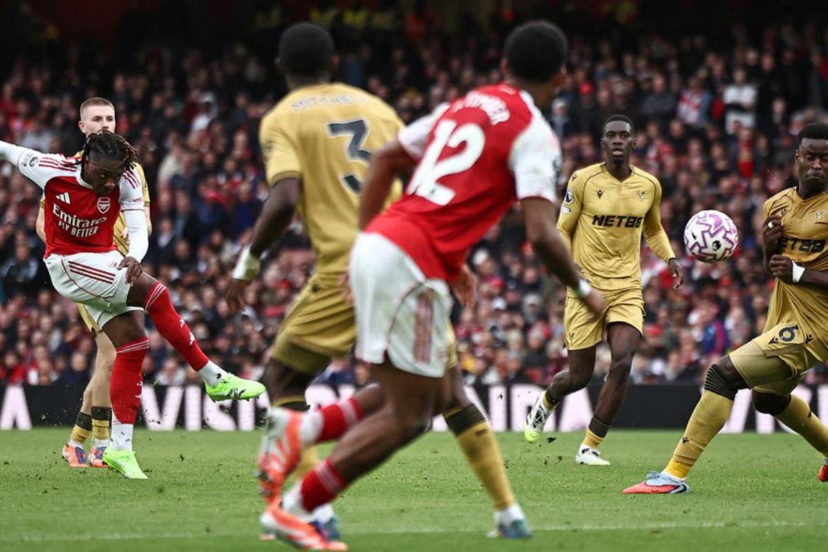 Arsenal semakin kokoh di puncak setelah tekuk Crystal Palace 1-0