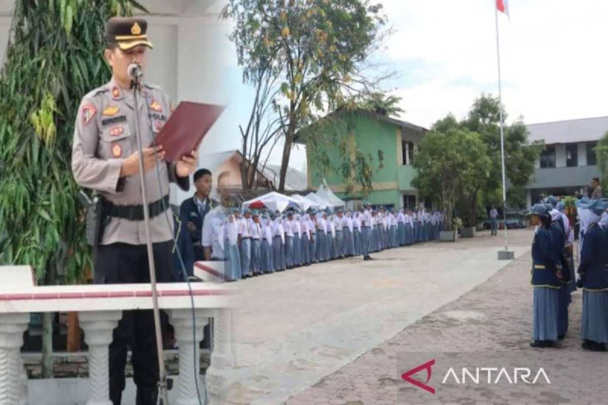 Police goes to school, Wakapolres Tanjungbalai imbau pelajar wujudkan Kamtibmas