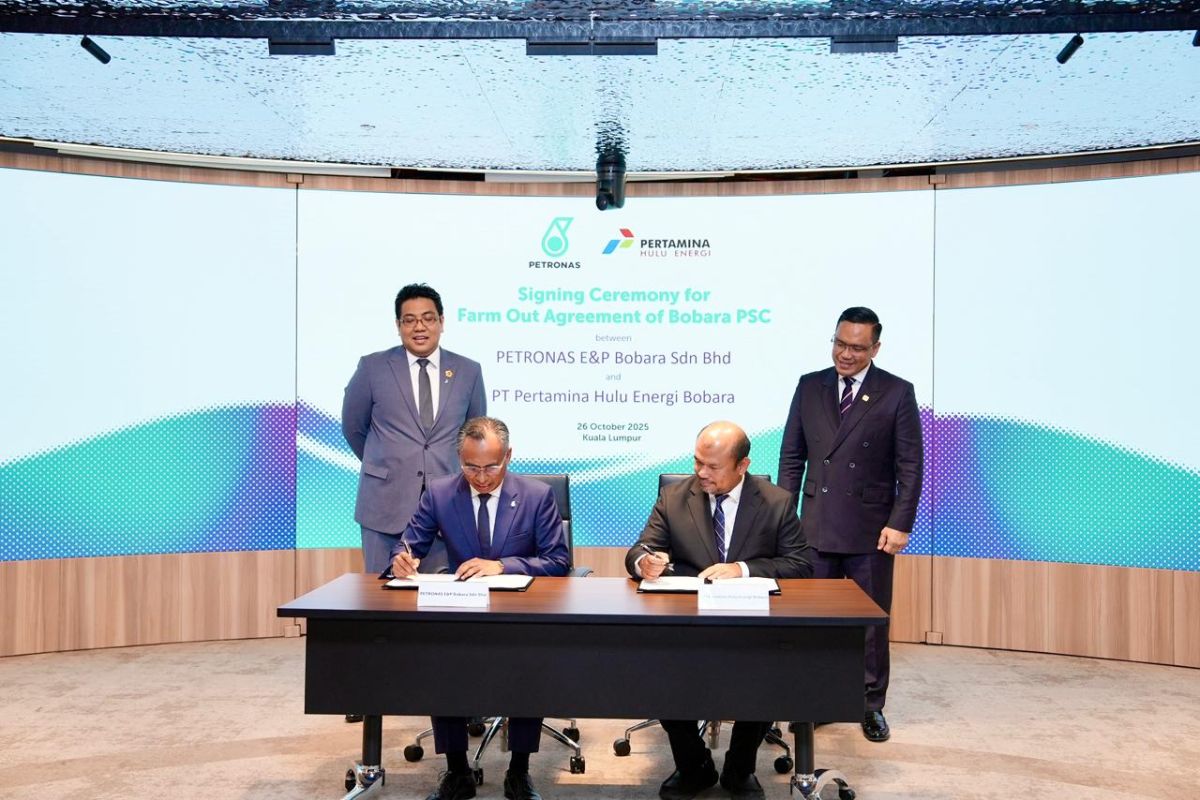 PHE-Petronas sepakati pengalihan hak di kontrak bagi hasil Blok Bobara