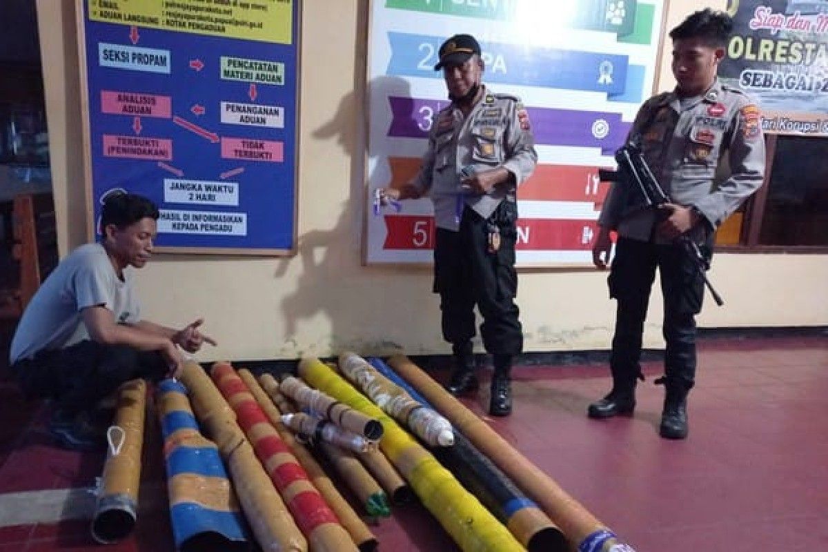 Polresta Jayapura minta warga larang anak main "meriam spirtus"