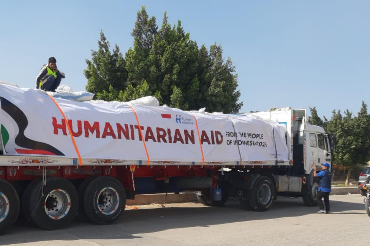 Human Initiative distribusikan 216 tenda bagi warga Palestina