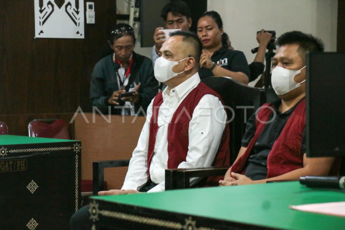 Dua terdakwa pembunuhan Brigadir Nurhadi ajukan eksepsi