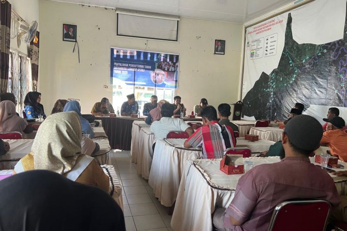 Menuju tanah tertib dan berkepastian hukum: Kantor Pertanahan Pasaman gelar penyuluhan program PTSL di Nagari Lansek Kadok