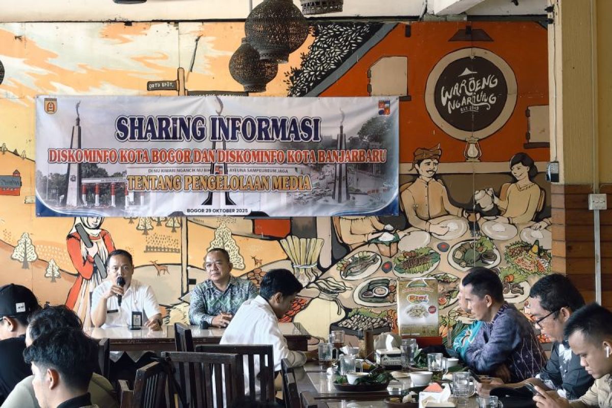 Diskominfo Banjarbaru belajar kolaborasi media dari Kominfo Bogor