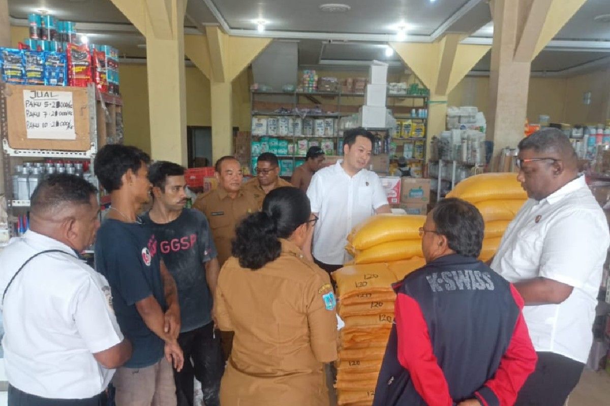 Satgas Pangan Mappi menemukan harga beras medium-premium di atas HET