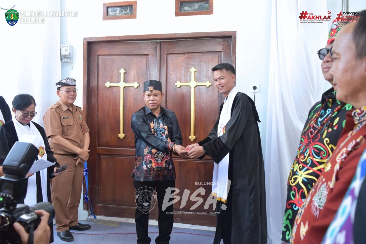 Makna Toleransi di Bumi Tenguyun: Wakil Bupati Bulungan Hadiri Pentahbisan Gereja Kalimantan Evangelis Pertama di Kaltara