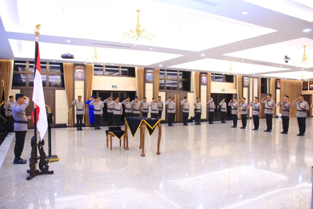 Kapolri pimpin sertijab kapolda dan pejabat tinggi Polri