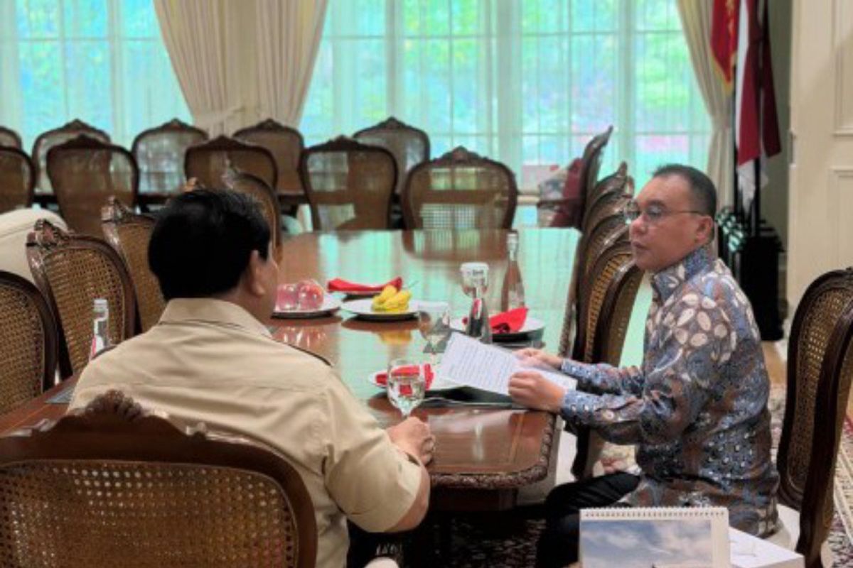Presiden undang Dasco bahas Baleg DPR hingga situasi polkam terkini