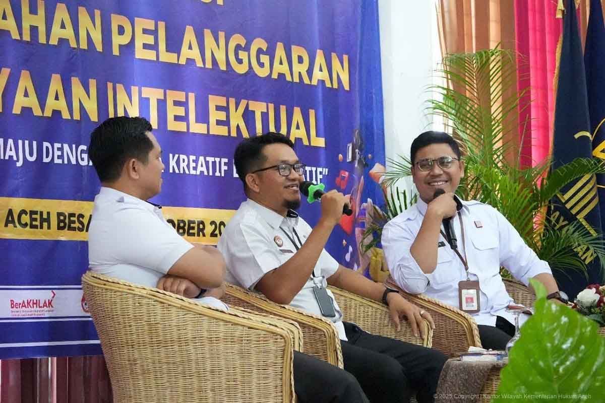 Kemenkum Aceh ajak pelaku usaha cegah pelanggaran kekayaan intelektual