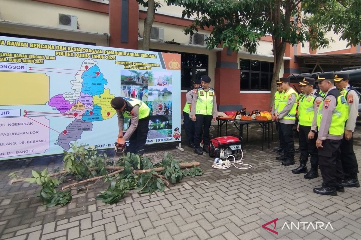 Polres Kudus siapkan personel 24 jam ikut siaga bencana