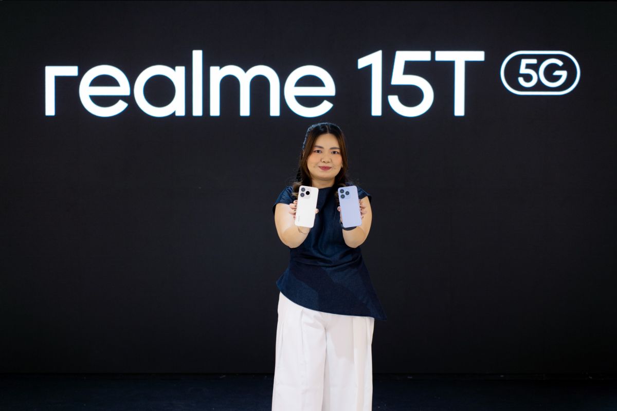 Realme 15T 5G rilis di Indonesia, desain tipis dengan baterai 7.000mAh