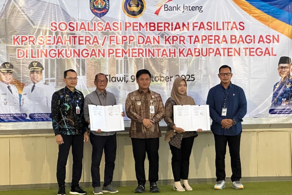Bank Jateng dukung kesejahteraan ASN Kabupaten Tegal lewat KPR FLPP bersubsidi
