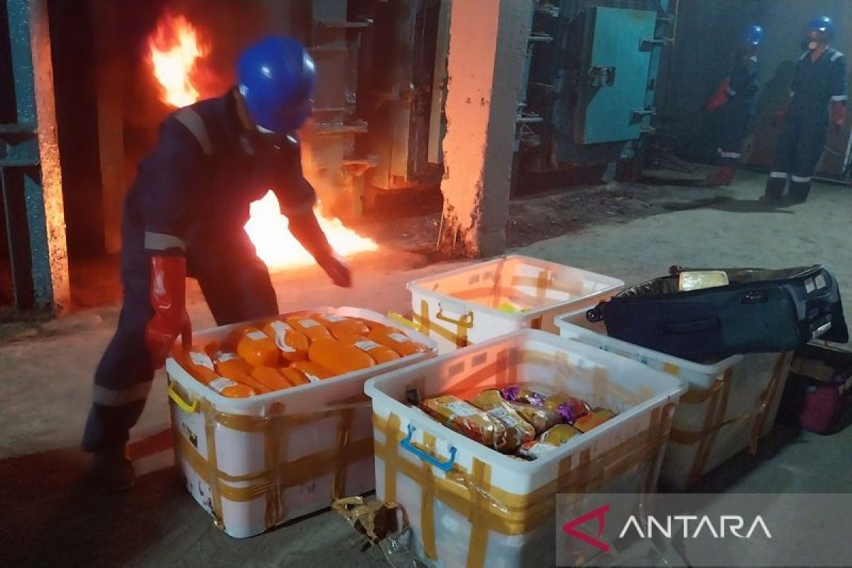 Bareskrim Polri musnahkan 2,1 ton narkoba di Kota Cilegon