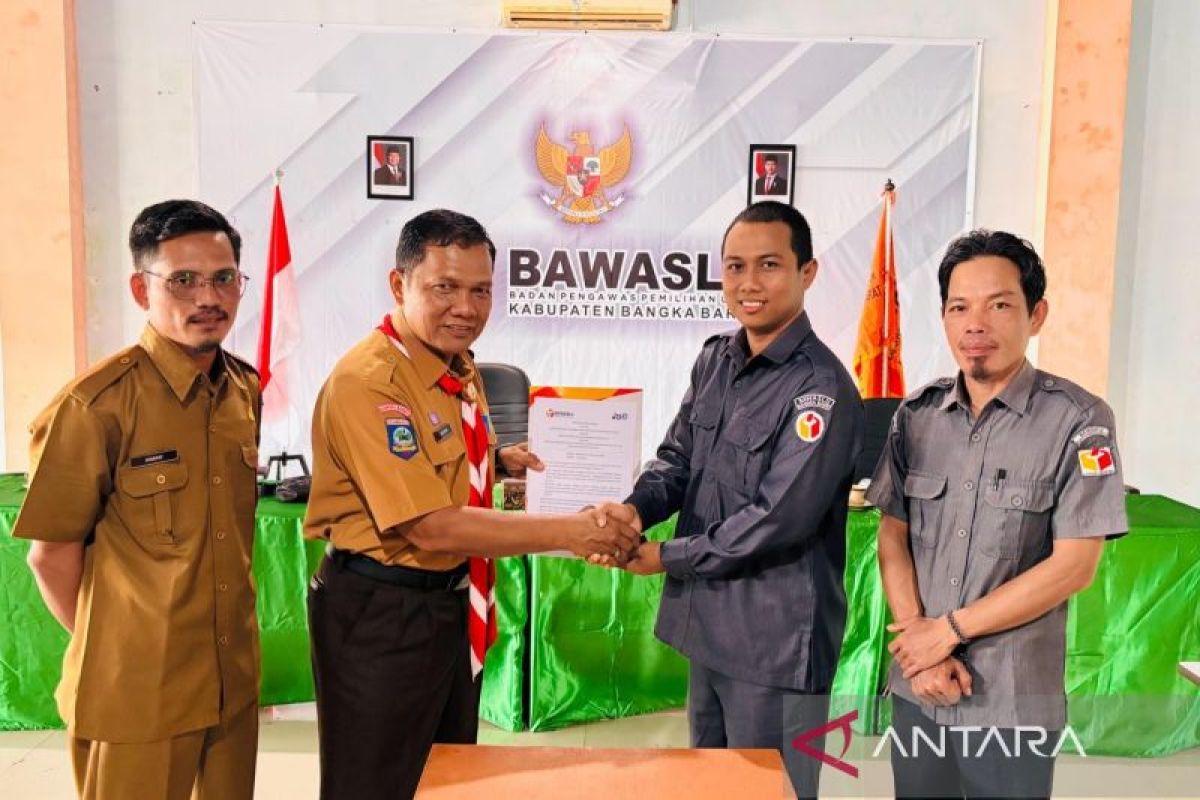 Bawaslu Bangka Barat-Pramuka perkuat pengawasan partisipatif