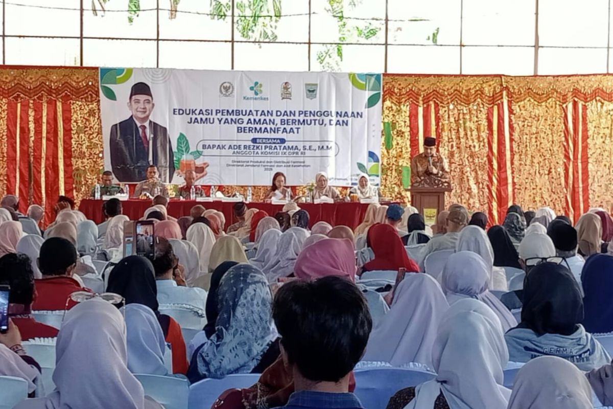 Anggota DPR dan Kemenkes sosialisasikan jamu aman konsumsi di Padang Pariaman