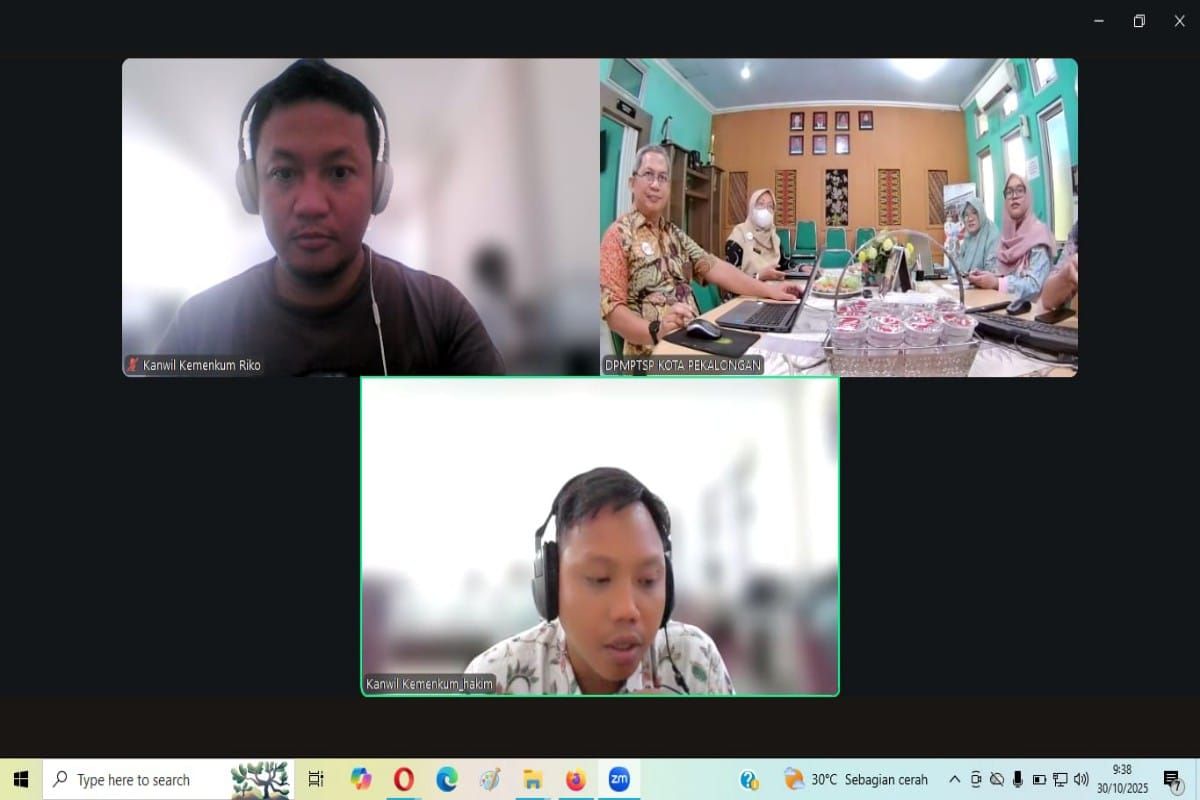 Kemenkum Jateng gelar Rapat Harmonisasi Raperwal Pekalongan tentang Insentif