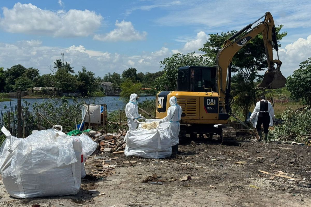 Satgas selesaikan dekontaminasi radioaktif 22 pabrik di Cikande