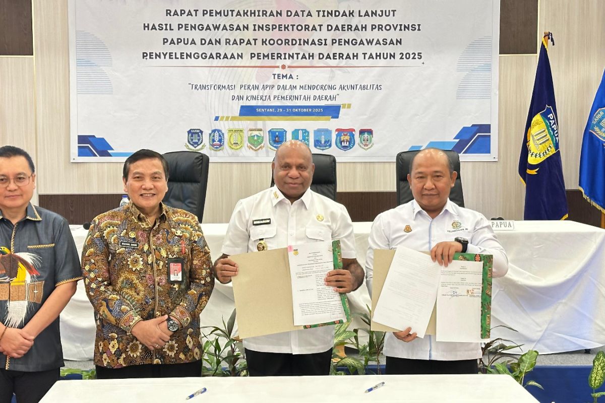 Pemprov dan Kejati Papua sinergi untuk kawal pengelolaan dana desa 2025