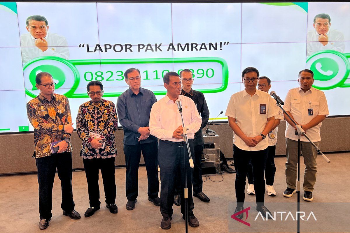 Mentan siapkan kanal "Lapor Pak Amran" untuk lindungi petani Indonesia