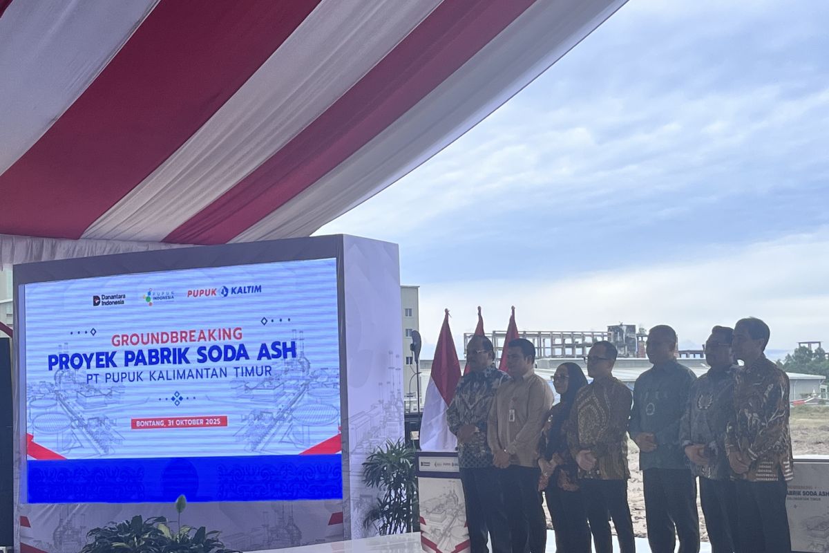Pupuk Indonesia mulai bangun pabrik soda ash pertama di Indonesia