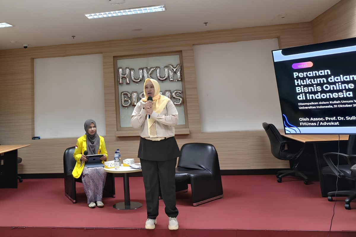 Pakar: Hukum adalah penjaga kepercayaan dalam bisnis online