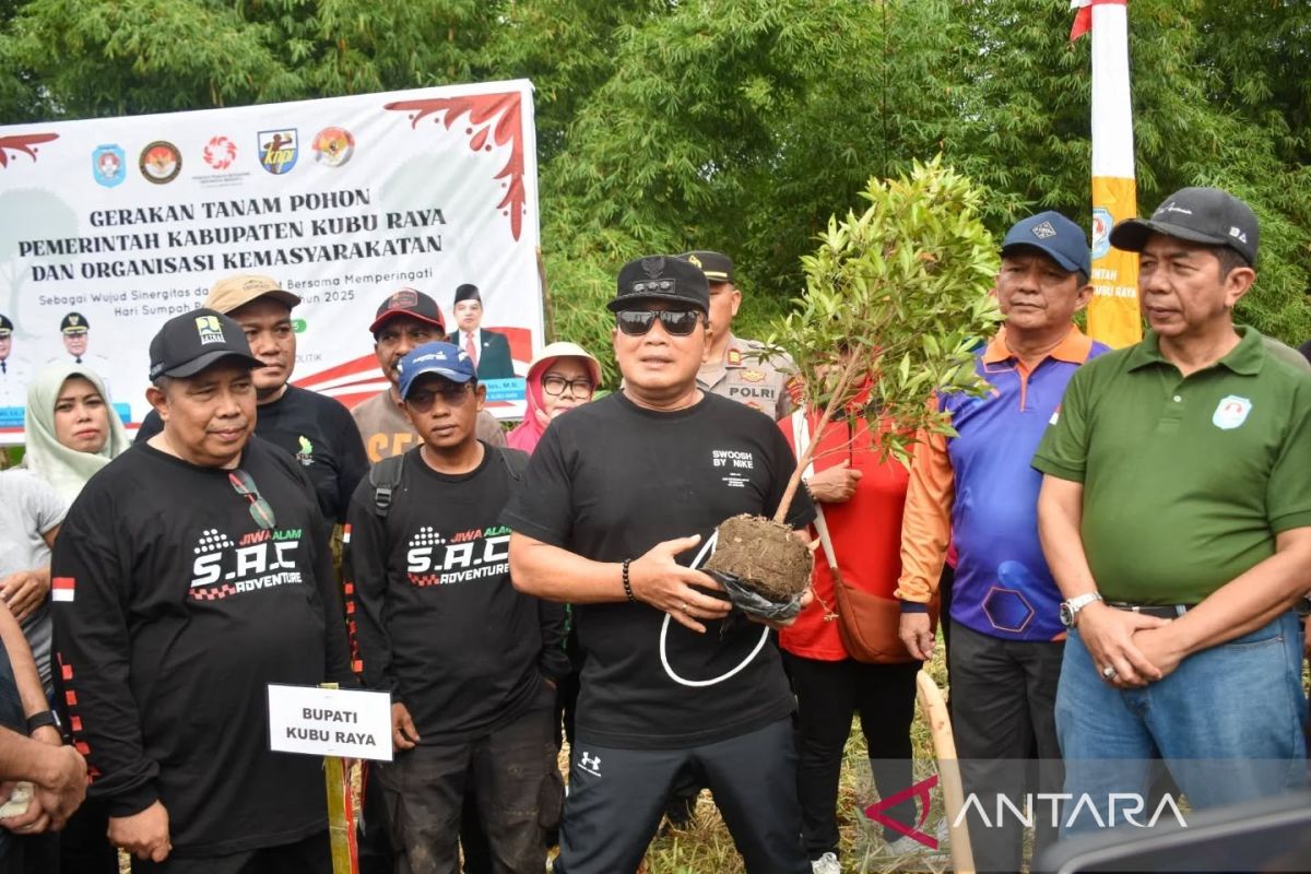 Pemkab Kubu Raya gencarkan penghijauan tekan emisi gas rumah kaca